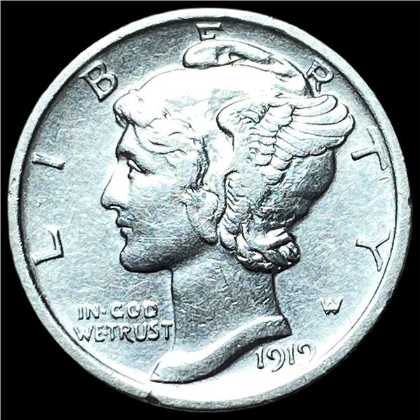 1919 Mercury Dime CLOSELY UNCIRCULATED