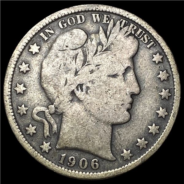 1906 Barber Half Dollar NICELY CIRCULATED