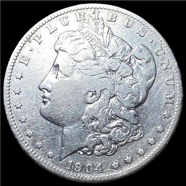 1904-S Silver Morgan Dollar NICELY CIRCULATED