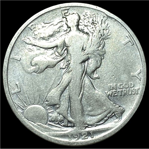 1921 Silver Half Dollar Walking Liberty  NICELY CIRCULATED