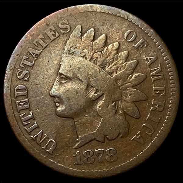 1878 Indian Head Cent NICELY CIRCULATED