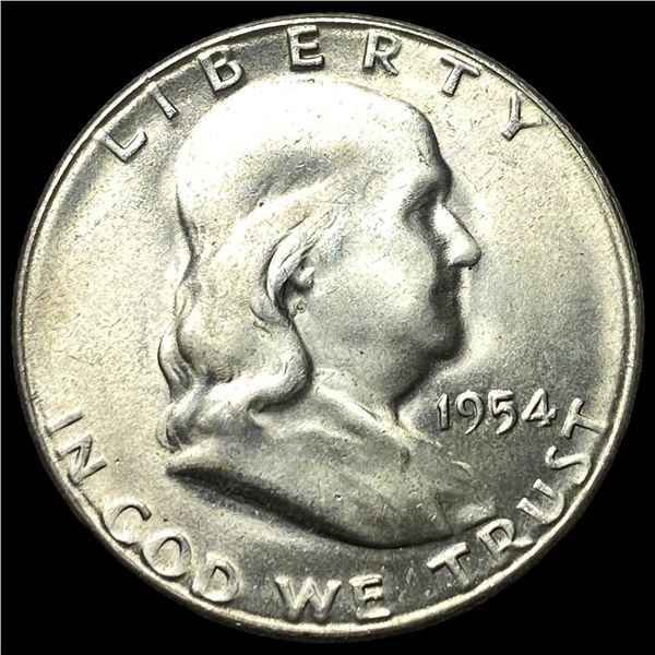 1954-S Silver Half Dollar Franklin CHOICE BU