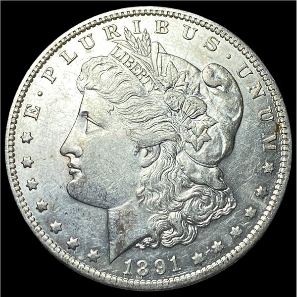 1891-O Silver Morgan Dollar CHOICE AU