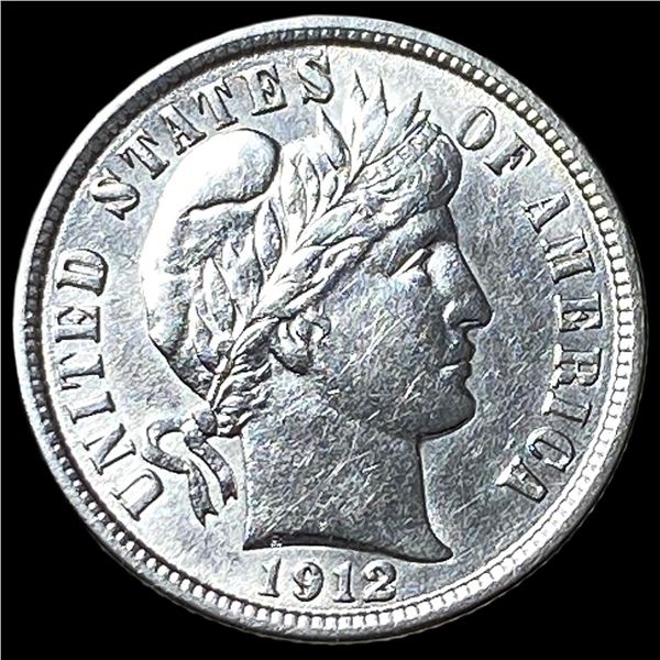 1912 Silver Barber Dime CLOSELY UNCIRCULATED