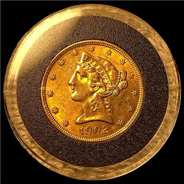 1902-S Gold $5 Half Eagle UNCIRCULATED