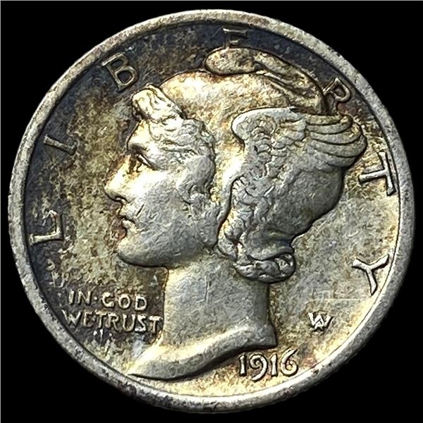 1916 Mercury Dime CLOSELY UNCIRCULATED