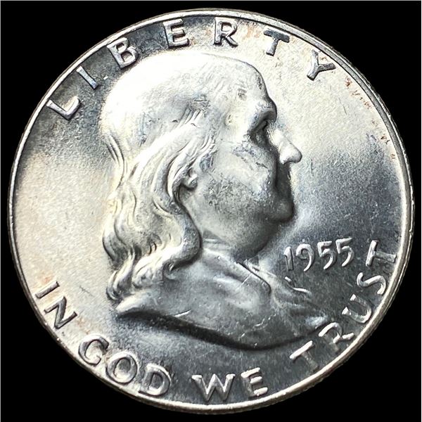 1955 Franklin Silver Half Dollar CHOICE BU