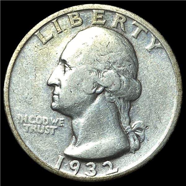 1932-S Silver Washington Quarter LIGHTLY  CIRCULATED
