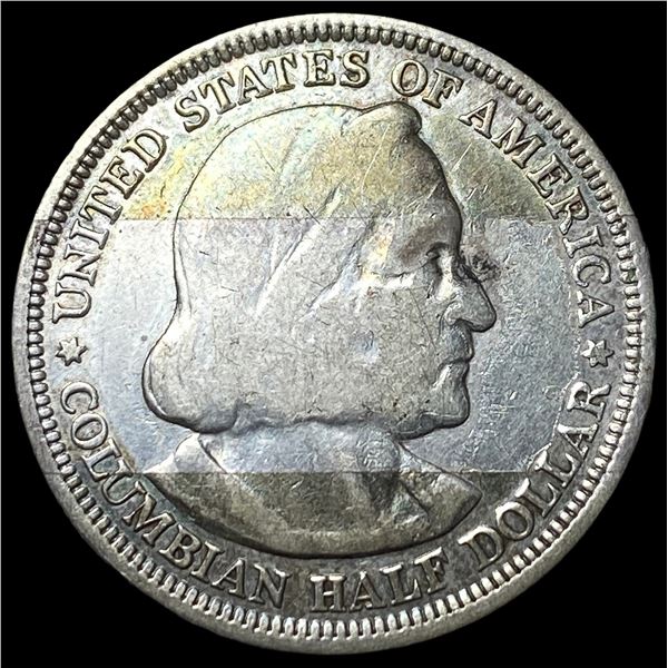 1893 Silver Columbian Half Dollar LIGHTLY  CIRCULATED