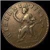 Image 2 : 1724 Ireland Hibernia George I Halfpenny NEARLY UNCIRCULATED