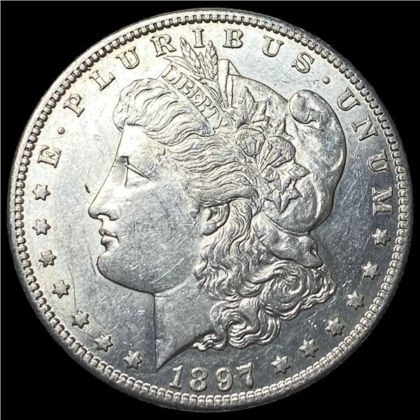 1897 Morgan Silver Dollar CHOICE AU