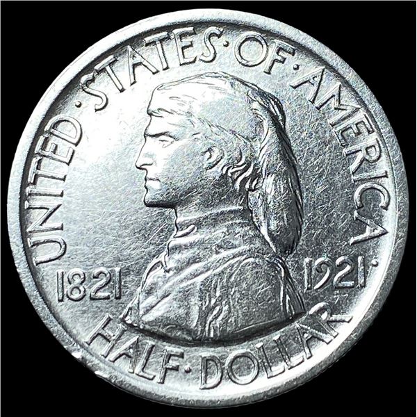 1921 Missouri Centennial Half Dollar NEARLY  UNCIRCULATED