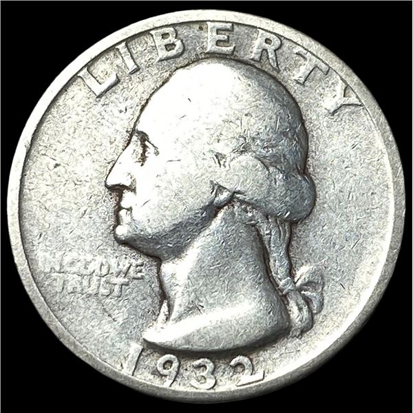 1932-D Silver Washington Quarter LIGHTLY  CIRCULATED