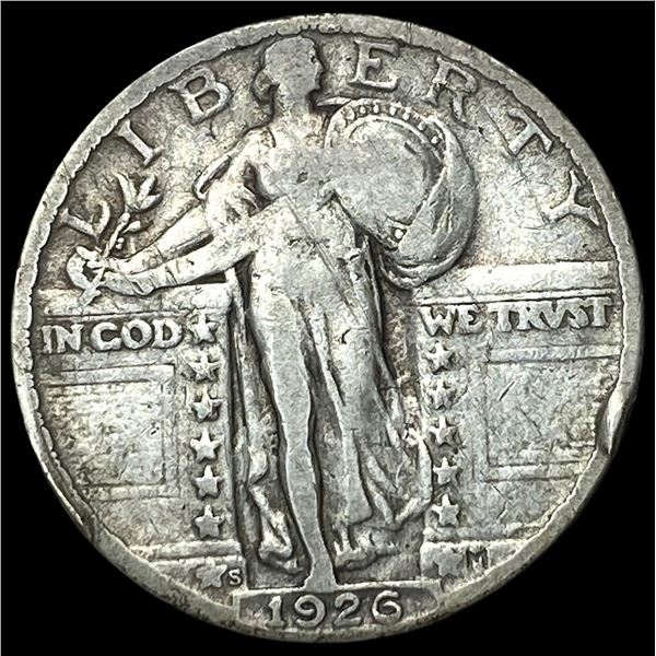 1926-S Standing Liberty Quarter LIGHTLY  CIRCULATED