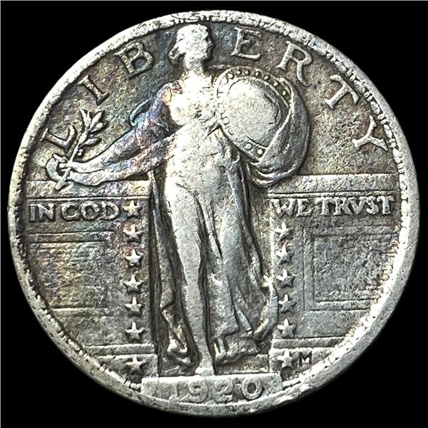 1920 Standing Liberty Quarter LIGHTLY  CIRCULATED