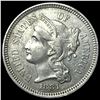 Image 1 : 1881 Nickel Three-Cent Piece CLOSELY  UNCIRCULATED