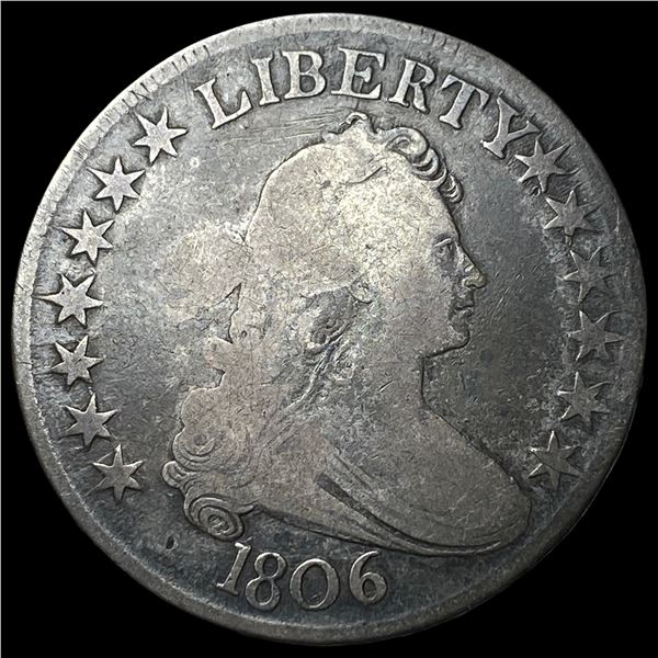 1806 Draped Bust Half Dollar NICELY  CIRCULATED