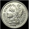 Image 1 : 1869 Nickel Three-Cent Piece CLOSELY  UNCIRCULATED