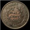 Image 2 : 1804 Copper Half Cent CLOSELY UNCIRCULATED