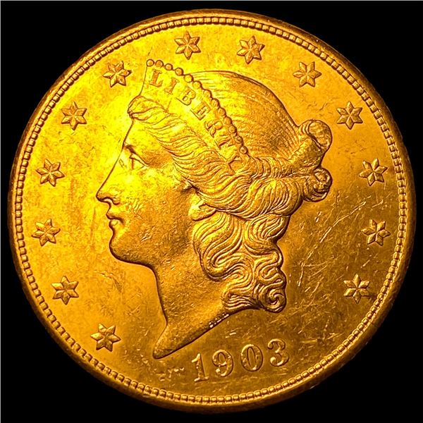 1903-S Gold $20 Liberty Head Double Eagle  UNCIRCULATED
