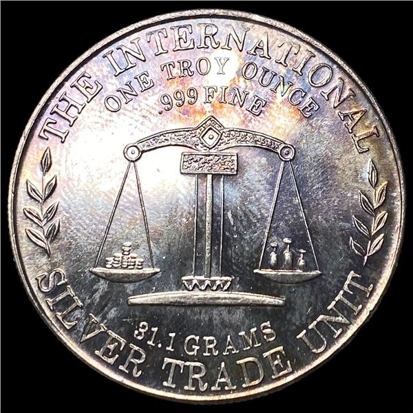 .999 Fine Silver Trade Unit Round CHOICE BU