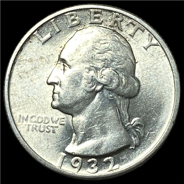1932 Silver Quarter Dollar CHOICE AU