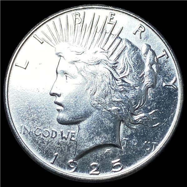 1925 Silver Peace Dollar CLOSELY UNCIRCULATED