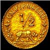 Image 2 : 1932 California Gold 1/2 Token HIGH GRADE