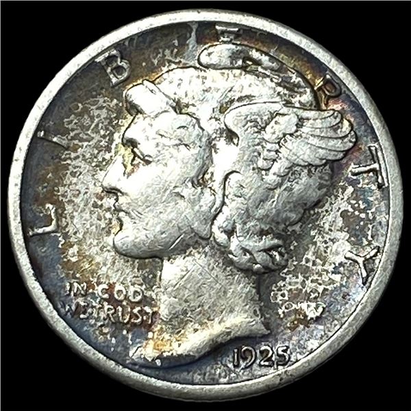 1925-S Silver Mercury Dime NEARLY  UNCIRCULATED