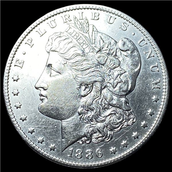 1886 Silver Morgan Dollar CLOSELY  UNCIRCULATED