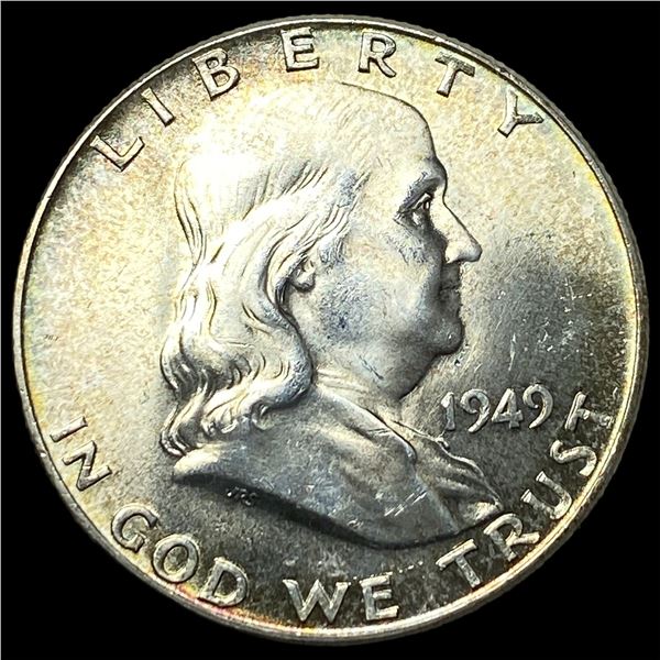 1949-S Silver Half Dollar Franklin CHOICE BU
