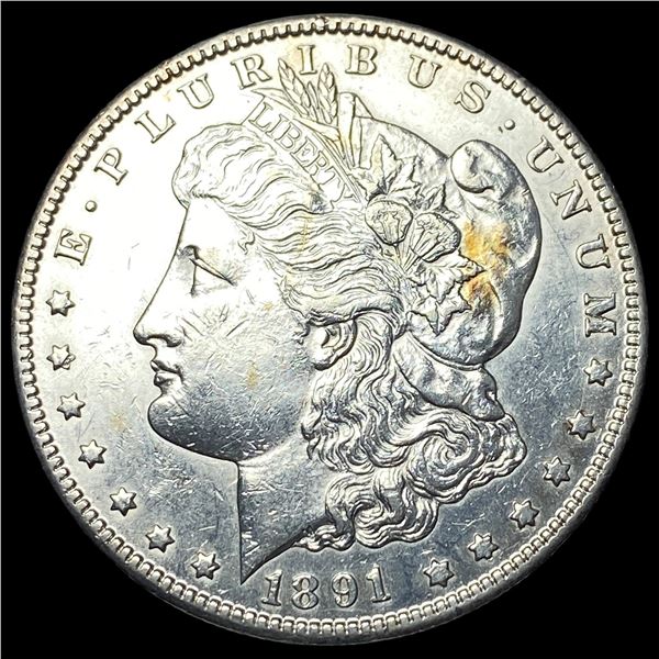 1891-CC Silver Morgan Dollar CLOSELY  UNCIRCULATED