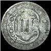 Image 2 : 1851 Silver Three-Cent Piece NICELY  CIRCULATED