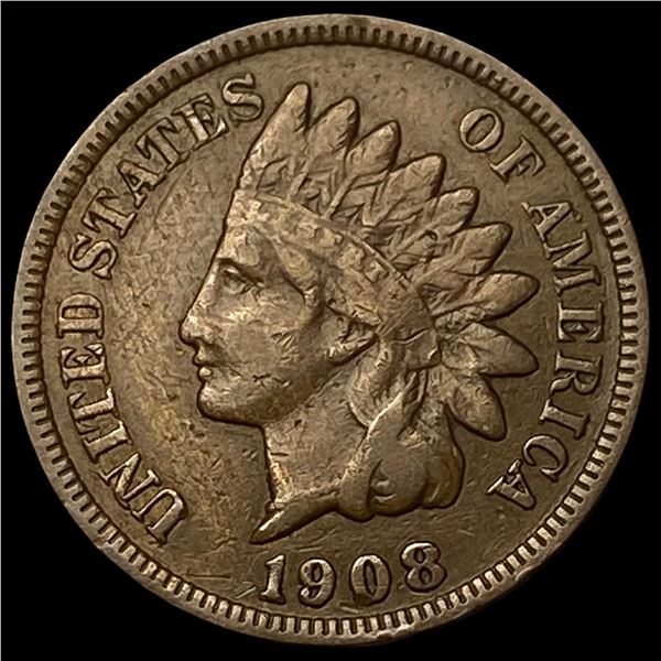 1908-S Indian Head Cent LIGHTLY CIRCULATED