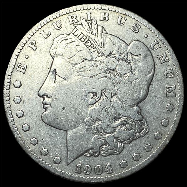 1904-S Silver Morgan Dollar NICELY CIRCULATED