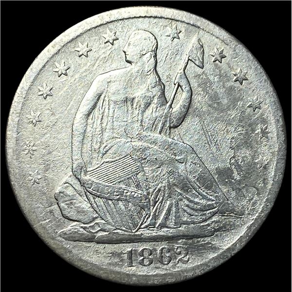 1862-S Silver Half Dollar HIGH GRADE