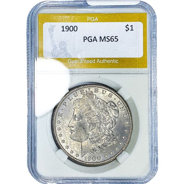 1900 Morgan Silver Dollar PGA MS65
