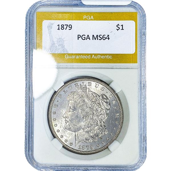 1879 Morgan Silver Dollar PGA MS64