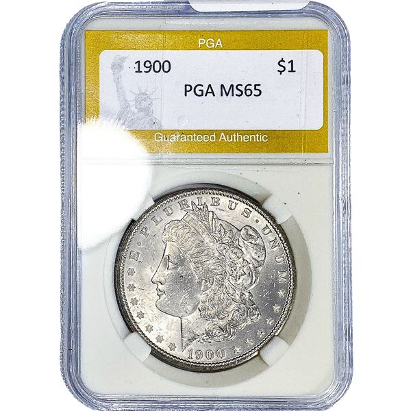 1900 Morgan Silver Dollar PGA MS65