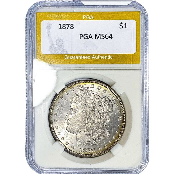 1878 Morgan Silver Dollar PGA MS64