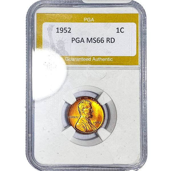 1952 Wheat Cent PGA MS66 RD
