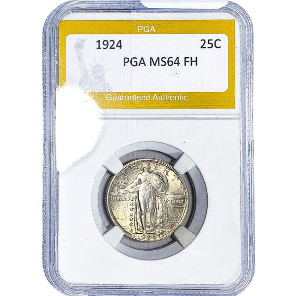 1924 Standing Liberty Quarter PGA MS64 FH