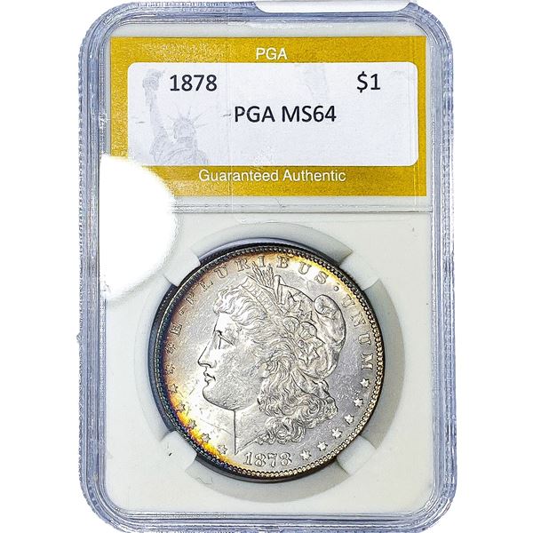 1878 Morgan Silver Dollar PGA MS64