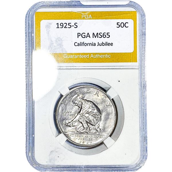 1925-S Jubilee Half Dollar PGA MS65