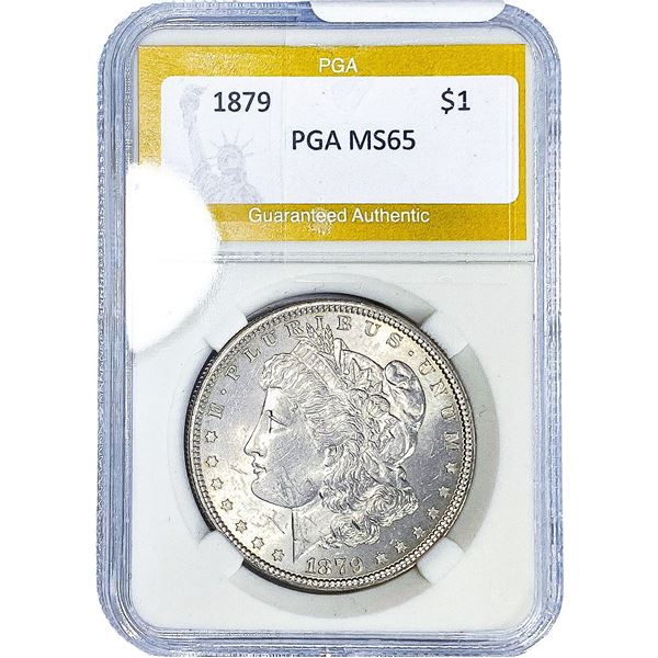 1879 Morgan Silver Dollar PGA MS65