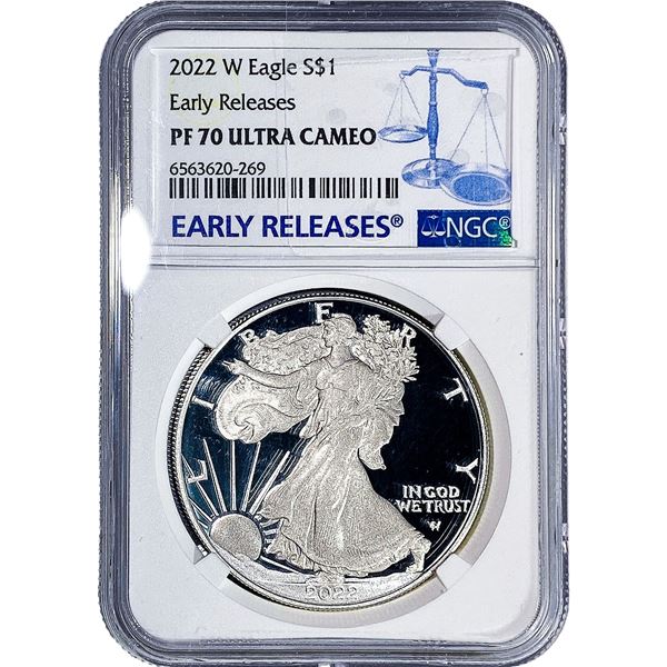 2022-W Silver Eagle NGC PF70 Ultra Cameo