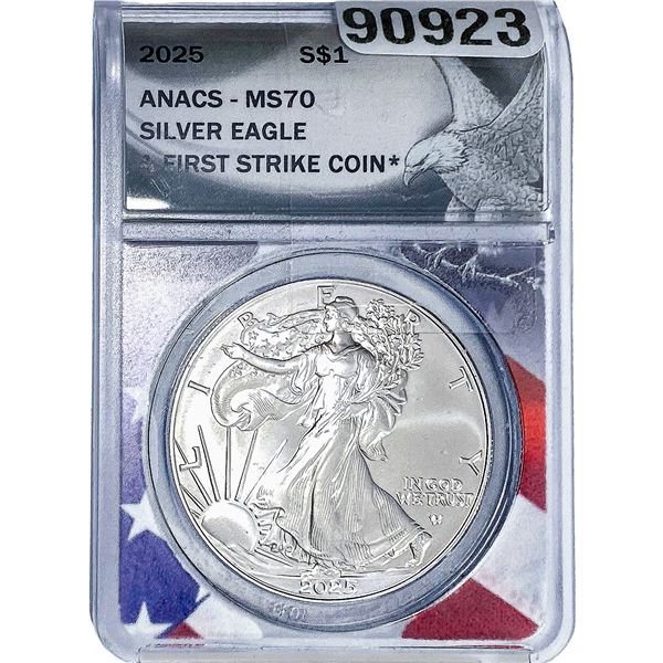 2025 Silver Eagle ANACS MS70