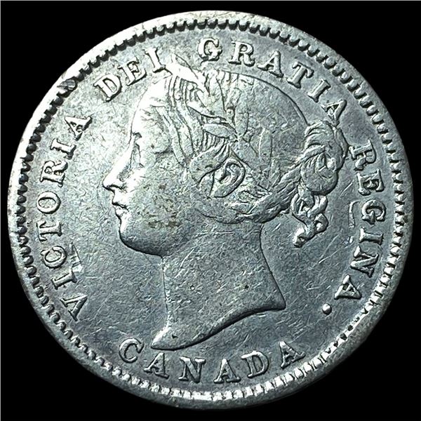 1901 Canada Silver 10 Cents