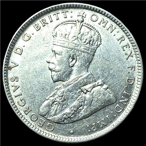 1917 Austrailia Silver Shilling