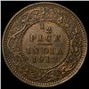 Image 2 : 1912 India Silver 1/2 Rupee